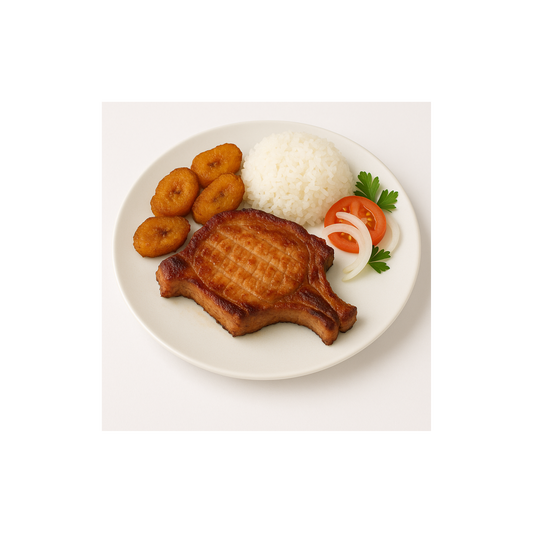 Chuleta Ahumada a la cubana