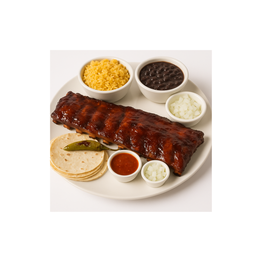 Platillo 1/2 Costilla Ribs