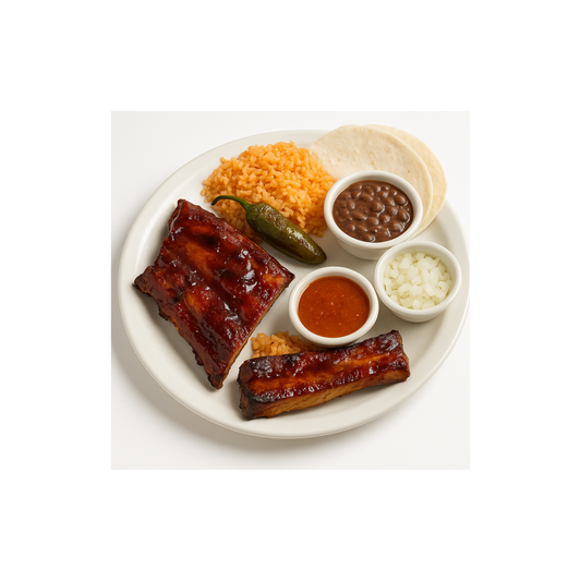 Platillo 1/4 Costilla Ribs