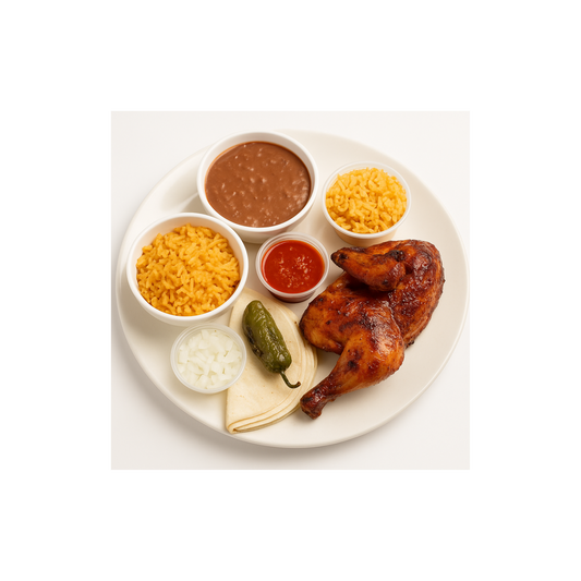 Platillo 1/2 de Pollo