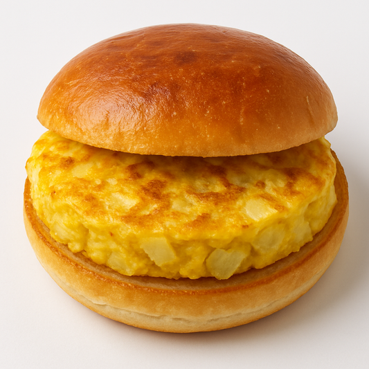 Pan Torta con Tortilla de huevos